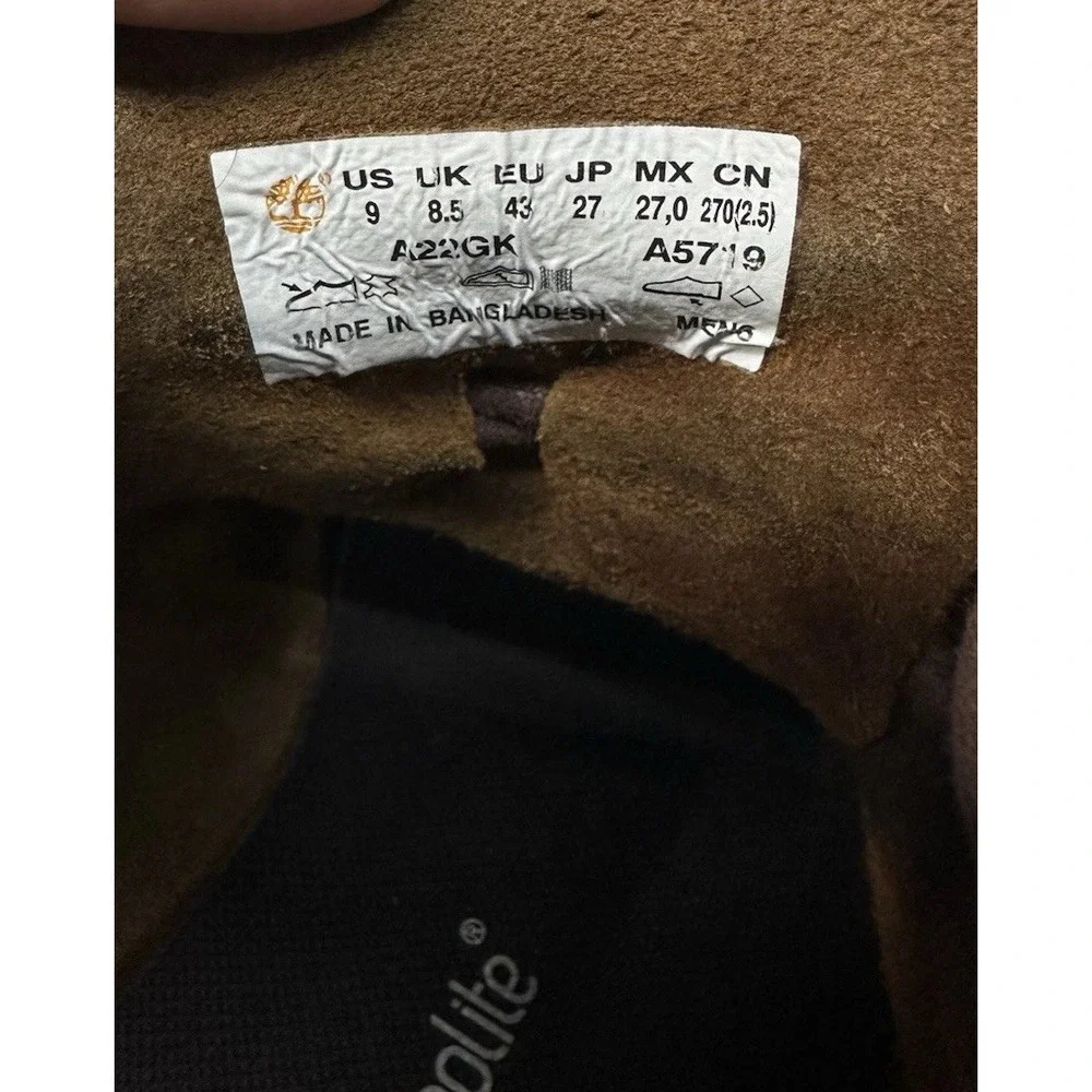 Timberland Yorkdale Brown Leather Lace‎ Up Chukka Boots A22GK Men's Size 9